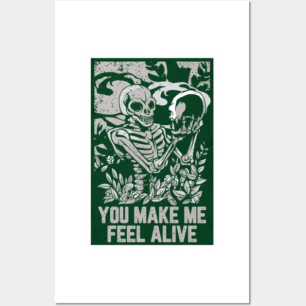 You Make Me Feel Alive Wall Art by Uwaki